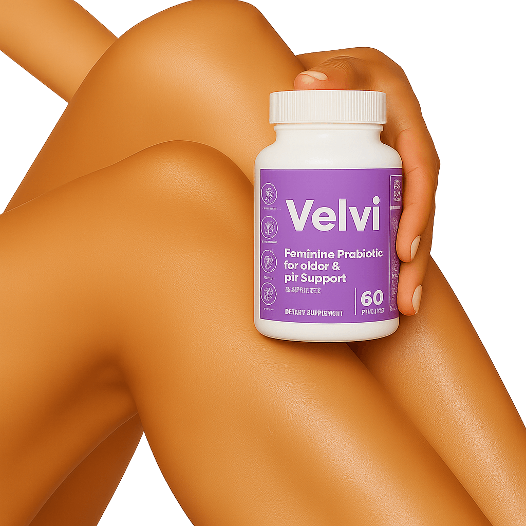 Woman holding product